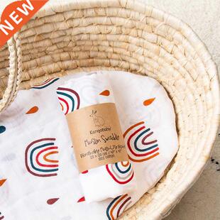 Kangobaby #My Soft Life# Fashion Muslin Swaddle Baby Receivi