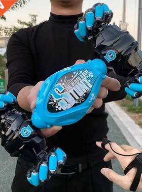 2022 New 4WD 6 Stunt RC Car With LED Light Gesture Induction