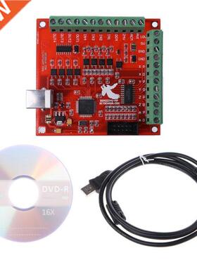 CNC USB MACH3 100Khz Breakout Board 4 Axis Interface Driver