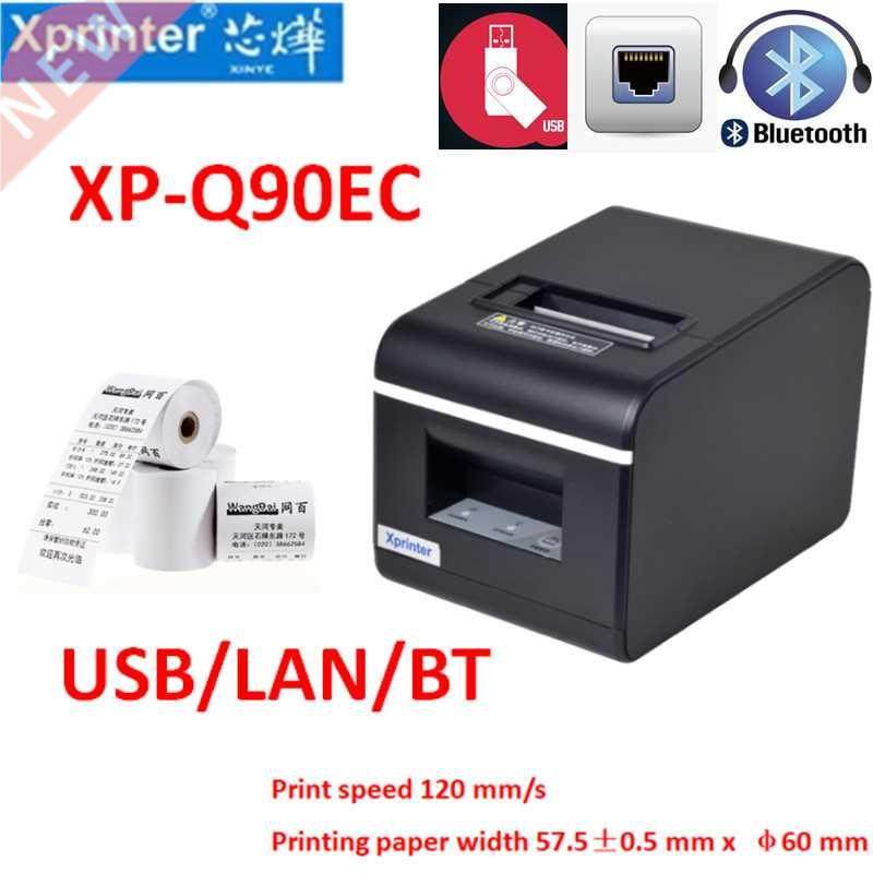 Xp-Q90EC High quality 58mm Bluetooth auto cutter thermal rec