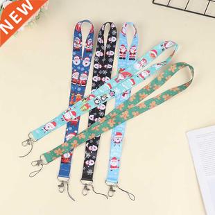 Keys Keychains Christmas Holder 1pcs Phone Lanyards Card