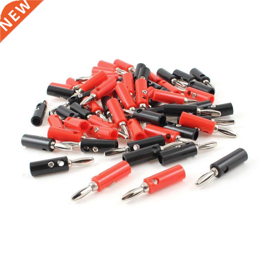 Speaker Cable Connector Screw Type Banana Jack Plug 30pcs