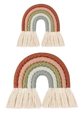 Ranbow Hangng Handmade Weavng Ornament Nordc Baby Kds R