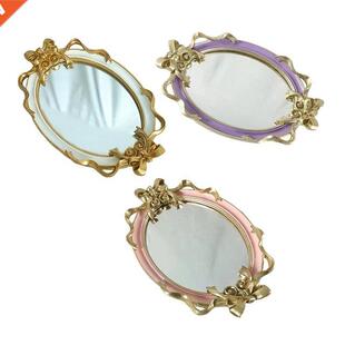 Bathroom Tray Vanity Trinket Plate Mirror Tray for Coffee Ta