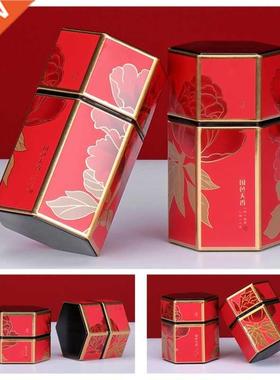 Hexagon Tea Storage Containers Tea Tins Food Storage Contain