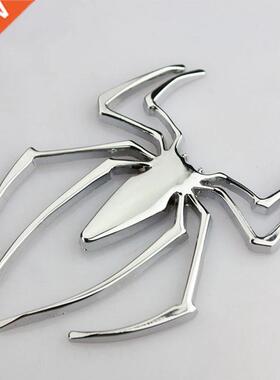 Car Stickers Metal 3D Spider Car Logo Gold/Silver Car Stylin