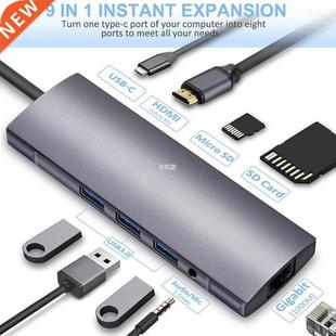 Hub Dock HDMI USB3.0 USBC RJ45 Type