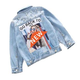 Kids Spring Girls Teenage Jacket Warm Fas Demin