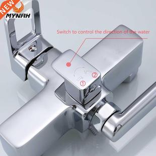 Functions Wall Mounted Shower Mixing Bathtub Valve Faucet