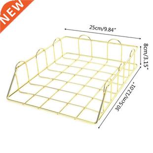 Tray Desktop Organizer Modern Desk Letter Under Stackable