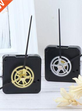 Gold Color Silent Wall Clock Mechanism Short Axis Quartz Clo