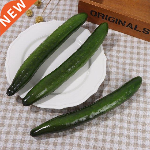 1Pcs Artificial Cucumber Simulation Fake Vegetable Photo Pro