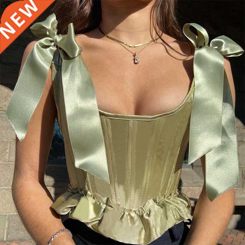 Bomblook 2021Solid Sque Coll Patchwork Sleeveless Backle