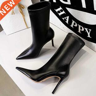 Shoes Leather Boots Women Ankle Boots Autumn Winter Boots Wo