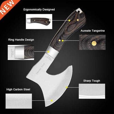 Mini Axe Broad Tomahawk Axe Hammered Camping Hatchet With S
