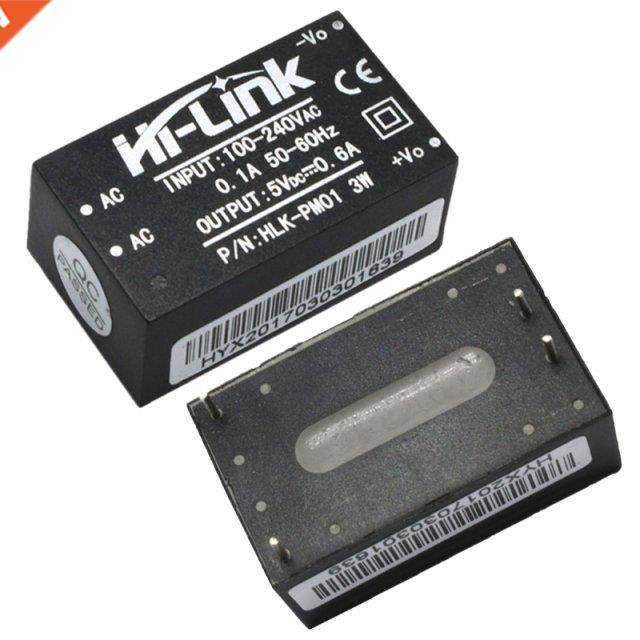 Hi-Link New HLK-PM01 AC DC 220V To 5V 3W 600mA Step Down Ins
