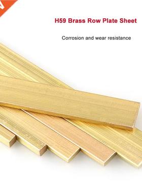 1PCS H59 Brass Row Plate Brass Strip Bar Thickness /4/5/6mm