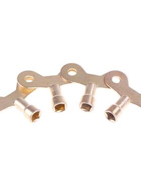 4pcs Square Socket Brass Radiator Keys Plumbing Bleeding Key