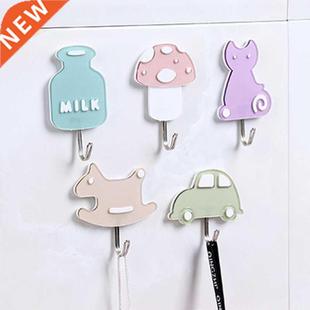 1PCS Wall-mounted cute clothes hanger wall-mounted coat hook