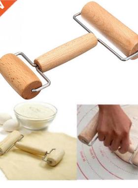 Wooden Non-Stick Glide Fondant Rolling Pin H-Shaped Fondant