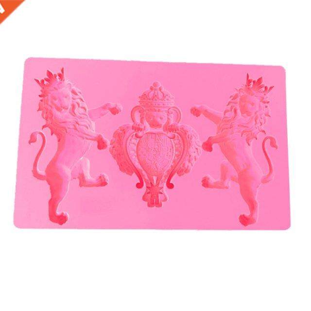 Vintage Lion Shape Chocolate Candy Sugar Craft Paste Mold Ca