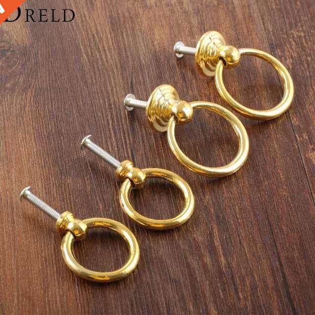 2pcs Antique Gold Furniture Hardware Cabinet Knobs and Handl