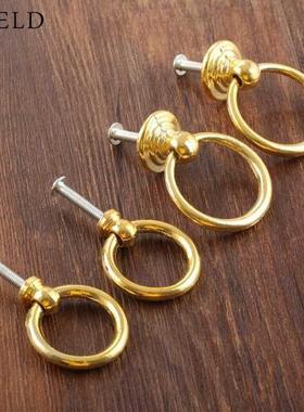 2pcs Antique Gold Furniture Hardware Cabinet Knobs and Handl