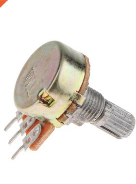 5Pc Single Linear 10mm Potentiometer Rotary 3 Pin with Nuts