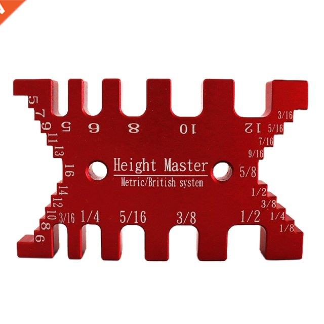 Measuring Tool of Height Metric and Imperial Card Gauge