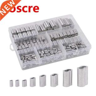 Aluminum Crimping Barrel Double Sizes Sleeve 315Pcs Loop