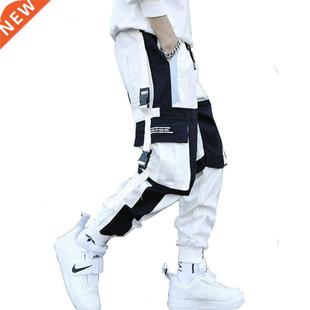 Harem Cas Hop Hip Pants Cargo Pockets Multi Men Streetwear
