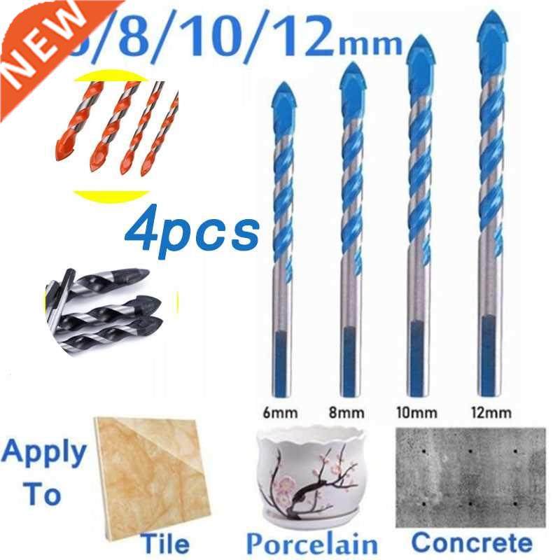Multi-function alloy king drill Set Wall bit Triangle tile b