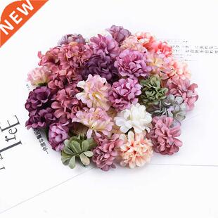 20 Pieces Fake Carnation Wedding Flower Head Christmas Scrap