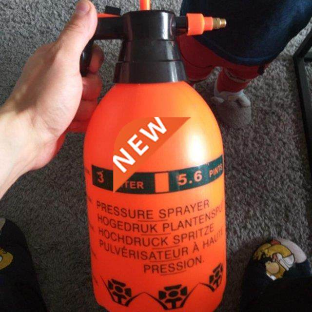 2 Pieces 2L/3L Air Compression Pump Watering Bottle Gardenin