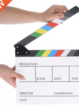 Acrylic Colorful Clapperboard Clapper Board Dry Erase Direct