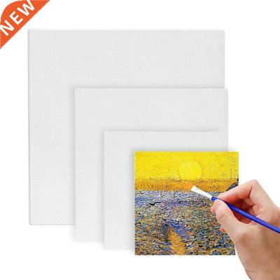 6Pcs Cotton Wood Frame Canvas Oil Painting Professional Art