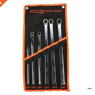 CR-V Spanner Set 6 Pcs Double Ring Box End Aviation Wrench S