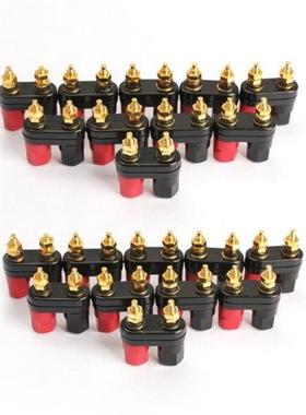 20Pcs Termnal Bndng Post Power Amplfer Dual 2-Way Banan
