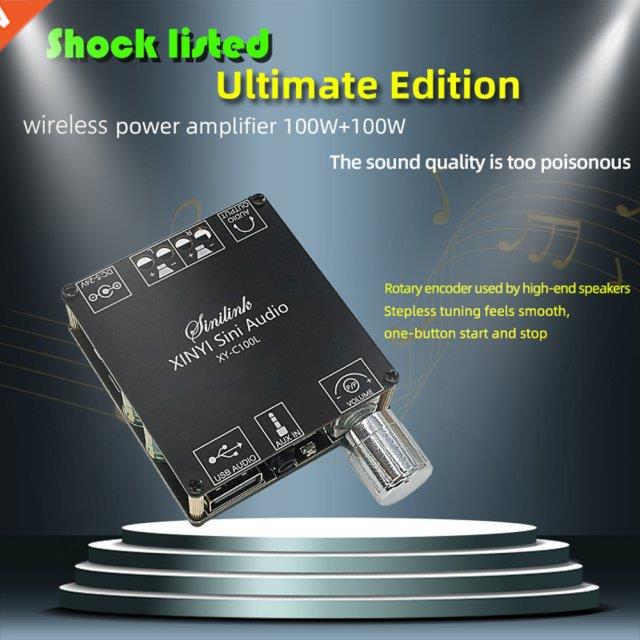XY-C100L 100Wx2 APP Control Amplifier Board Bluetooth-Compat