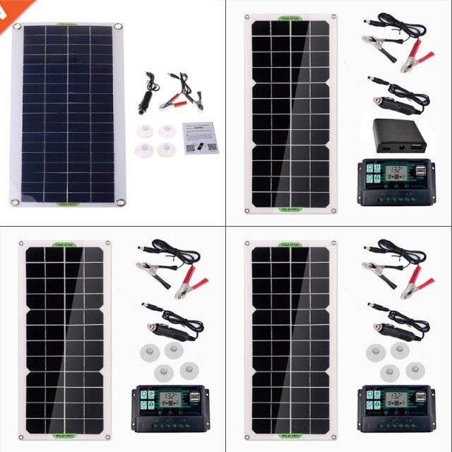 Protable USB Flexible Solar Panel Charger Kit Outdoor Emerge