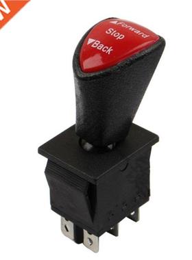 Forward-Stop-Back DPDT 6Pin Latching Slide Rocker Switch KCD
