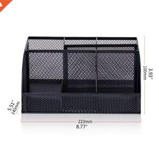Metal Basket Desk Pencl Orga Mesh Holder Contaner 23GB Pen