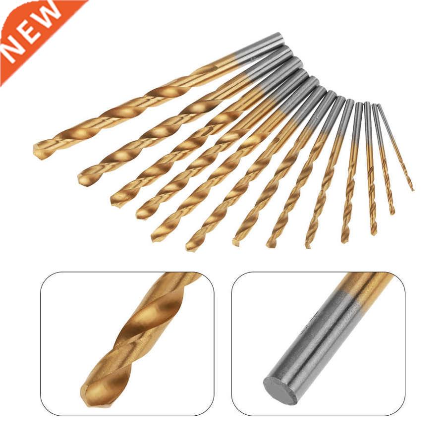 13x 1 5-6 5mm High Steel HSS Coated Drill Bits Shank Set Too
