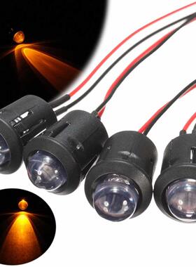 10pcs Ultra Bulb 12V 10mm Pre-Constant LED Bulbs with 200mm