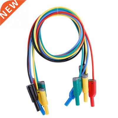 5pcs 1000V 10A P1050-1 14AWG Multimeter Wire Cables 4mm Bana