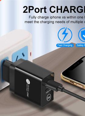 Mobile Phone Charger PD20W Type-c+QC3.0 USB Charger For iPho