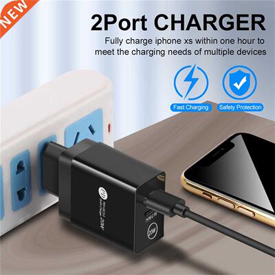 Mobile Phone Charger PD20W Type-c+QC3.0 USB Charger For iPho