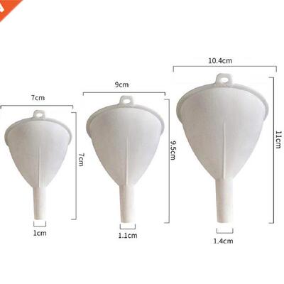 3pcs Funnels Set Oil Funnel Strainer Kitchen Tools Oil Water