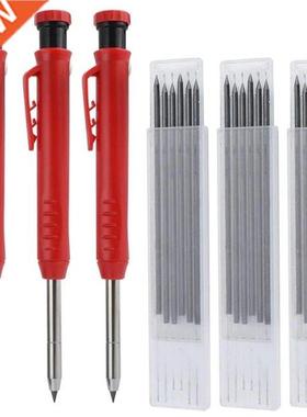 Carpenter Pencils With Black Refill Built-In Pencil Sharpene