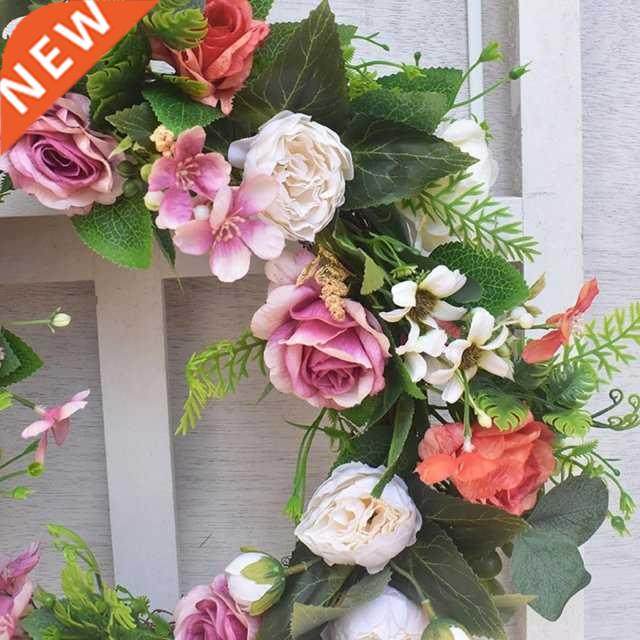 artificial artificial flower wreath 45cm simulation rose wed